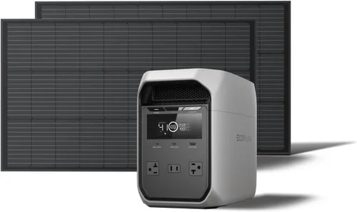 Miniatura 8 de EF ECOFLOW - Estación de energía portátil DELTA 2, batería de 1024 Wh LiFePO4 (LFP), salida de 1800 W AC/100 W USB-C, panel solar opcional