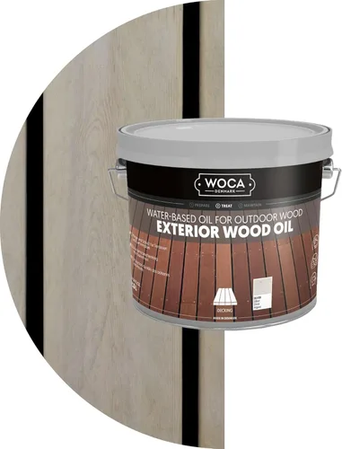 Miniatura 13 de WOCA Comprobador de aceite de madera exterior de Dinamarca, aceite penetrante a base de agua para superficies de madera al aire libre, muestra