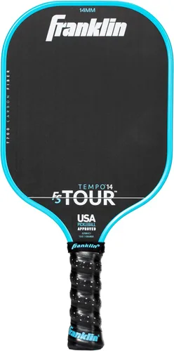 Miniatura 15 de Franklin Sports Palas de Pickleball Pro - Serie FS Tour Fibra de Carbono Cruda T700 - Aprobadas para Pickleball de EE. UU. - Borde Inyectado de Gris