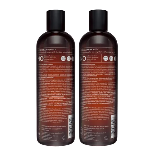 Miniatura 8 de HASK Blonde Care - Juego de champú + acondicionador para cabello rubio, sin sulfatos, sin gluten, vegano, seguro para el color, 12 onzas cada uno
