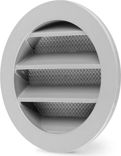 Miniatura 8 de calimaero® WSGB Rejilla de Ventilación de Aire de Metal Redondo Negro de 5 Pulgadas con Persiana Plana y Malla Antimoscas Compatible Solo