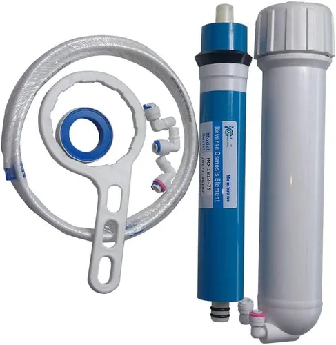 Miniatura 9 de Huining Paquete de 4 tubos de agua para membrana de ósmosis inversa Filtro de agua de membrana RO residencial Reemplazo Cartrige para sistema