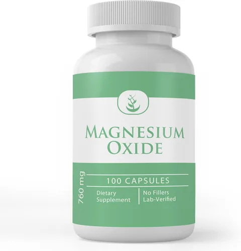 Pure Original Ingredients Óxido de magnesio, (100 cápsulas) siempre puro, sin aditivos ni rellenos, verificado por laboratorio