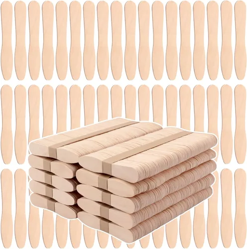 Miniatura 10 de 400 cucharas pequeñas de madera, mini cucharas desechables para degustación de helado, cuchara de muestra de madera de 3 pulgadas para manualidades
