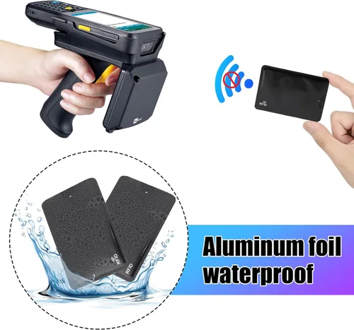 Miniatura 3 de 30 fundas de bloqueo RFID para tarjetas de crédito, cubierta de tarjeta de crédito de papel de aluminio, fundas protectoras para tarjetas