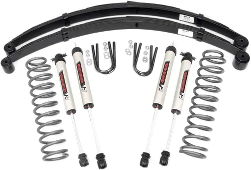 Miniatura 10 de Rough Country Kit de elevación de 3 pulgadas para Jeep Cherokee XJ 2WD/4WD 1984-2001 - 67040