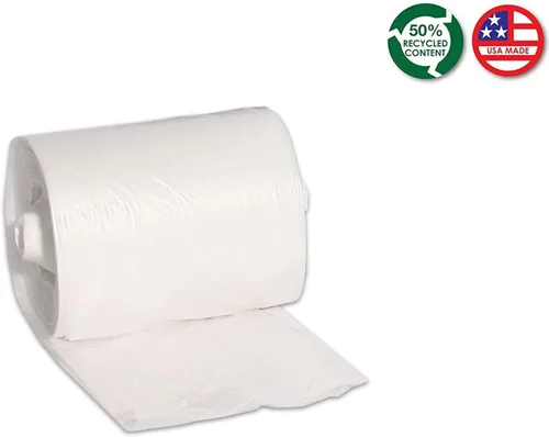 Miniatura 6 de RESILIA Bolsas de basura altas de 15 galones, 20 bolsas de reciclaje transparentes, 1 mil, 0.001 pulgadas de grosor, 24 x 33 pulgadas