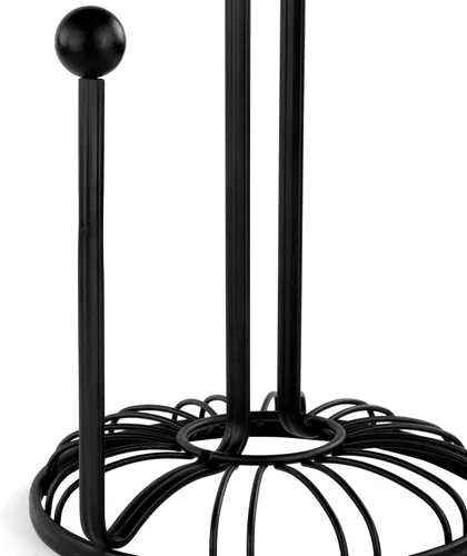 Miniatura 4 de Spectrum Contempo - Soporte para toallas de papel (negro) – Organización de almacenamiento para encimera de cocina, mesa, despensa, lavandería
