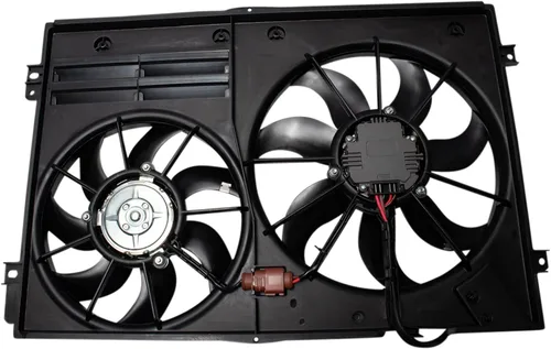 Miniatura 131 de TRQ Conjunto de ventilador de refrigeración dual del radiador compatible con Toyota Highlander 2008-2013 TO3115155