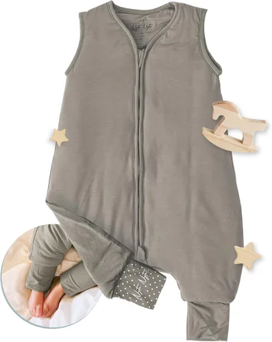 Miniatura 8 de Sleeveless Soft Baby & Toddler Sleeping Sack, Breathable with Adjustable Feet Cuffs & Anti-Slip Grip Gris