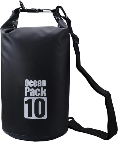 Miniatura 41 de 2L/3L/5L/10L/15L/20L/30L 500D Lona resistente PVC impermeable bolsa seca saco para kayak/canoa/pesca/rafting/natación/campamento/snowboard Rosado
