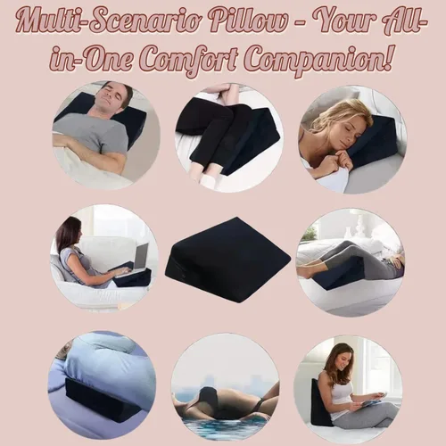 Miniatura 8 de KBYHZ Sex Furniture Almohada de espuma con esposas Posición Cojines Posicionamiento Almohadas Negro