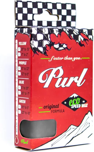 Miniatura 10 de PURL - Cera de esquí y snowboard - No tóxica - Biodegradable - Sin fluoros Grafito/Negro - Antiestático - 1 lb (454 g)