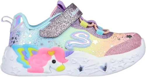 Miniatura 5 de Skechers Tenis unisex Unicorn Charmer-Twilight Dr para niños