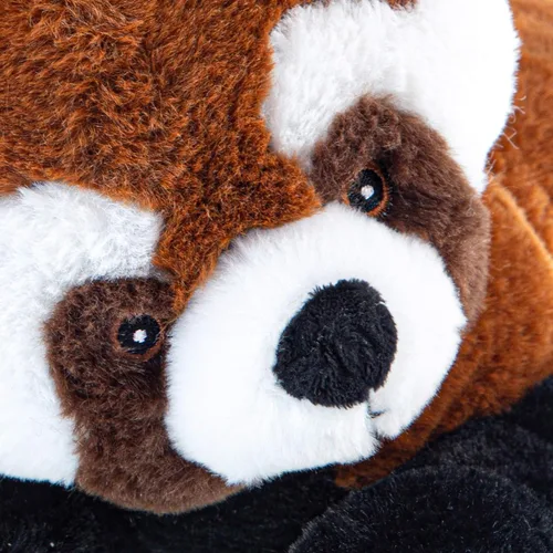Miniatura 7 de Wild Republic EcoKins Panda Rojo Animal de Peluche de 12 pulgadas, Regalos Ecológicos para Niños, Juguete de Peluche, Elaborado Usando 16 Botellas