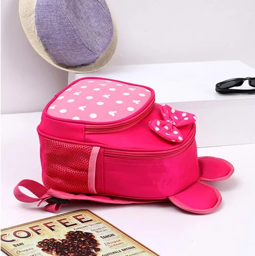 Miniatura 6 de Voikukka Mochilas pequeñas para niñas pequeñas, mochila de viaje, linda mochila para libros para niños pequeños, mochila preescolar, Rosado, Mochila