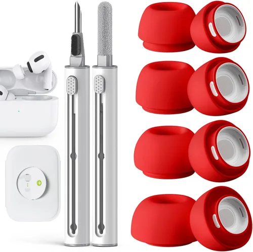 Miniatura 20 de Pohgelan Compatible con AirPods Pro de 2ª/1ª Generación Puntas de Repuesto para Auriculares, con Orificio de Reducción de Ruido y Pantalla