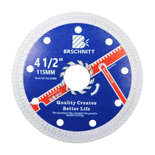 Miniatura 30 de Hoja de sierra de porcelana de diamante superfina con dientes en X, 2 piezas de 3 pulgadas (2.953 in) x eje de 3/8 pulgadas (0.394 in), disco