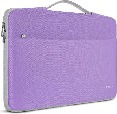 Miniatura 17 de DOMISO - Funda protectora para portátil de 17 pulgadas con asa, compatible con HP Dell ASUS Lenovo Chromebook de 17-17.3 pulgadas, bolsa para Rosa