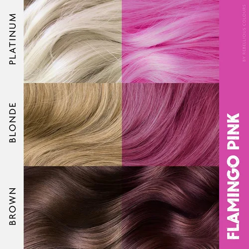 Miniatura 2 de Rebellious Colours - Tinte semipermanente vegano para el cabello, 2.4 fl oz (rosa flamenco)