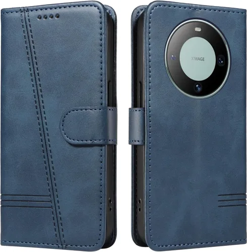 Miniatura 60 de Funda con tapa para Huawei Nova Lite 3, protección de 360 grados, a prueba de golpes, de piel sintética, con función atril y 3 ranuras