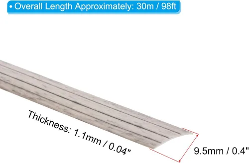 Miniatura 2 de Patikil Kit de reparación de mimbre, 30m/98ft PE Rattan reemplazo reparación DIY Set para fijación de mimbre muebles muebles de patio, amarillo