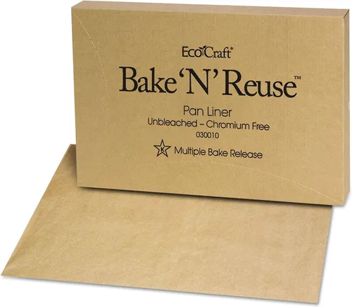 Miniatura 2 de Bagcraft Ecocraft Bake 'n' Reuse - Forro para sartén, 16.38 x 24.38, 1000/caja