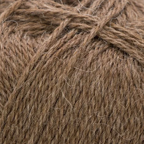 Miniatura 4 de 3 ovillos de lana de alpaca UMAYO para tejer al crochet y con agujas, 150 gramos, #2, #3 y #5 Brezo Browm