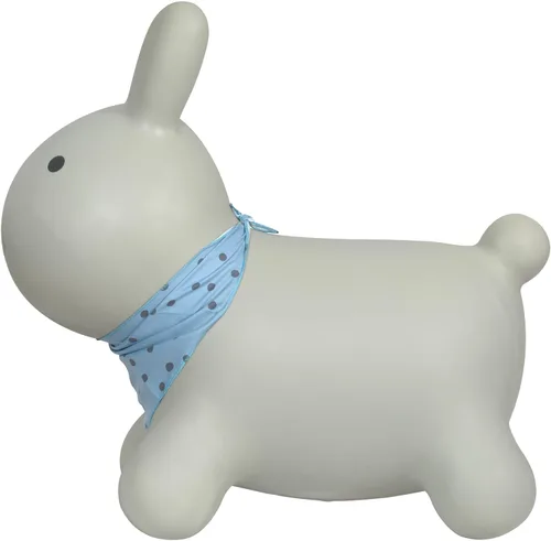 Miniatura 4 de Kindsgut Conejo de tolva de animales hinchables para niños, diseñado en Alemania, colores divertidos y modernos, bomba de aire incluida