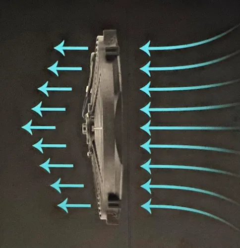 Miniatura 5 de Amtrak ventilador plástico solar de 12 pulgadas