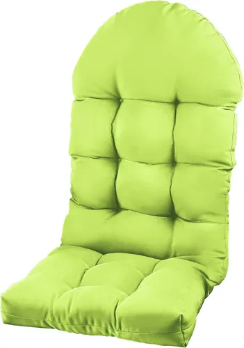 Miniatura 26 de Cojín para silla Adirondack, cojín para silla mecedora 44x19.4x4 pulgadas, cojines de respaldo alto para patio de arriba y abajo con lazos