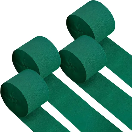 Miniatura 12 de 12 rollos de serpentinas de arcoíris únicos, paquete de 12 rollos de papel crepé arcoíris únicos de 984 pies para decoraciones de fiestas, Multicolor