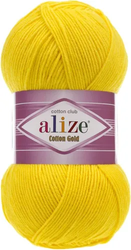 Miniatura 8 de 55% algodón 45% acrílico Alize Cotton Gold Yarn 1 madeja/bola 3.53 oz 360 yardas (1-crema)