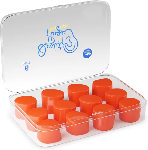 Miniatura 8 de 6 pares de tapones para los oídos de silicona suave de calidad, pequeños tapones moldeables para piscina, surf, baño, agua, buceo, concierto
