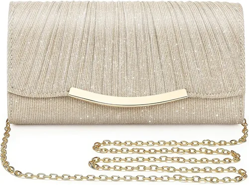 Miniatura 14 de UBAYMAX - Bolsos de noche, clutch, carteras para mujer, damas, niñas, bolsos cruzados, bolsa de hombro, para boda, graduación, fiesta, compromiso