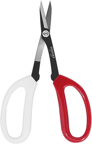 Miniatura 2 de Zenport ZS105 Tijeras de lujo, 6.5 pulgadas de largo, tijeras para horticultura y manualidades con cuchillas de acero al carbono duraderas, corte