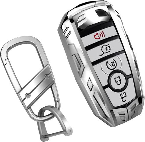 Miniatura 31 de Funda para llavero Nissan con llavero, elegante y duradera funda de protección de aleación de zinc compatible con Altima Maxima Rogue Armada