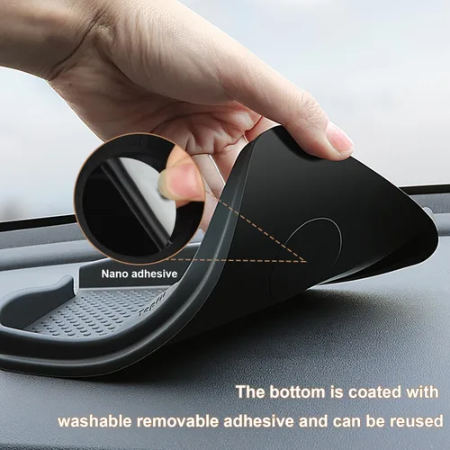 Miniatura 5 de Almohadilla antideslizante de agarre para tablero de automóvil para teléfono celular, llaveros, gafas de sol, soporte para teléfono celular