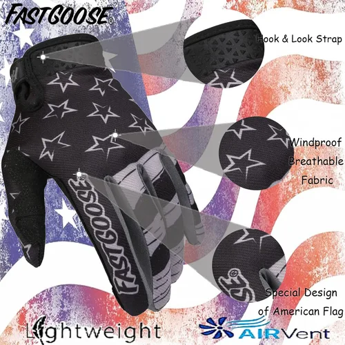 Miniatura 2 de Guantes de motocicleta transpirables y ligeros todoterreno para hombres y mujeres, ATV, BMX, MTB Racing