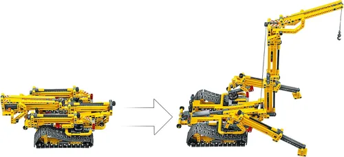 Miniatura 7 de LEGO Technic 42097 Kit de construcción de grúa sobre orugas compacta (920 piezas)