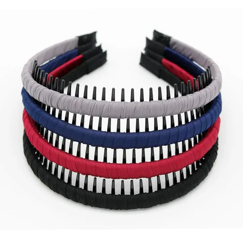Miniatura 37 de JOBAND Diadema de Aro con Púas Multicolor, Diadema con Peine, Accesorios para el Cabello Suave y Cómodo, Antideslizante para Mujeres/Niñas