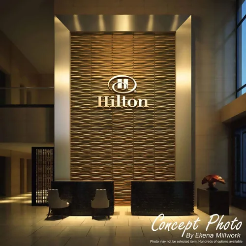 Miniatura 15 de Ekena Millwork WP20X20SPWH 19 5/8 pulgadas de ancho x 19 5/8 pulgadas de alto en espiral EnduraWall decorativo 3D Panel de pared cubre 2.67 pies