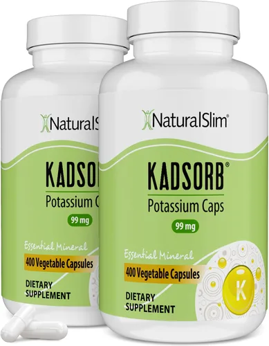Miniatura 9 de Naturalslim Kadsorb - Citrato de potasio natural - Apoya el equilibrio de electrolitos y el pH normal, sin OMG y sin gluten, suplemento de potasio