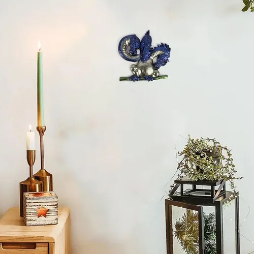 Miniatura 3 de Juego de moldes de silicona para decoración de pared de dragón 3D, letrero de bienvenida y moldes de resina de dragón bebé, decoración del hogar