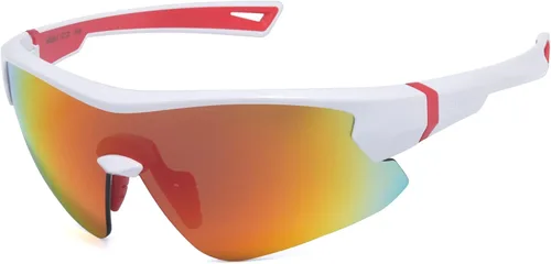 Miniatura 10 de maivnz Gafas de sol de béisbol juveniles para niños, UV400 para niñas, gafas de sol de sóftbol para niñas, niños de 6 a 8 a 12 a 14 años, gafas