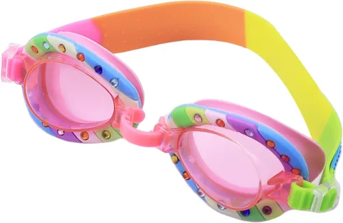 Miniatura 10 de RARITYUS Gafas de natación con patrón de dibujos animados, impermeables, antiniebla, para niños y jóvenes
