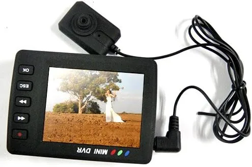 Miniatura 3 de Angel Eye Mini DVR 2.5 "TFT alta definición Pinhole botón cámara w/movimiento dectector rastro seguridad