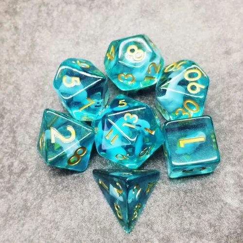 Miniatura 2 de Sage's Portal Juego de dados DND de resina para familiares de dinosaurios y reptiles, juego de dados poliédricos para Dungeons and Dragons RPG