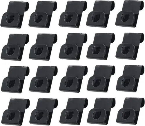 Miniatura 8 de MroMax Ganchos para colgar marcos de fotos, 0.012 in de grosor de metal en forma de S, clips para colgar fotos, 50 unidades 50 PZAS