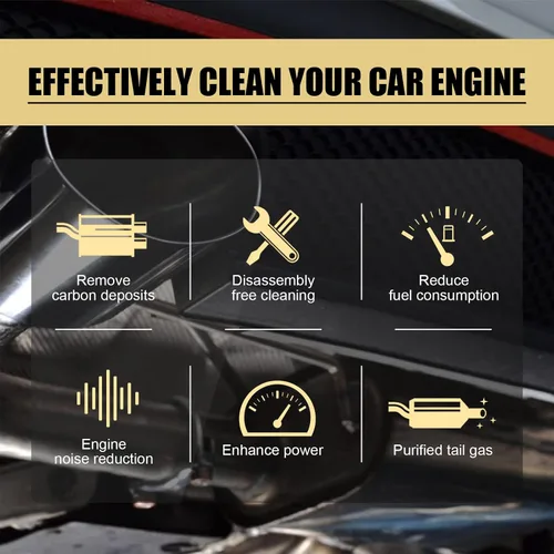 Miniatura 4 de 12 unids auto convertidor catalítico limpiador motor Booster Up Cleaner sistema de combustible aditivo escape depósitos de carbono eliminación